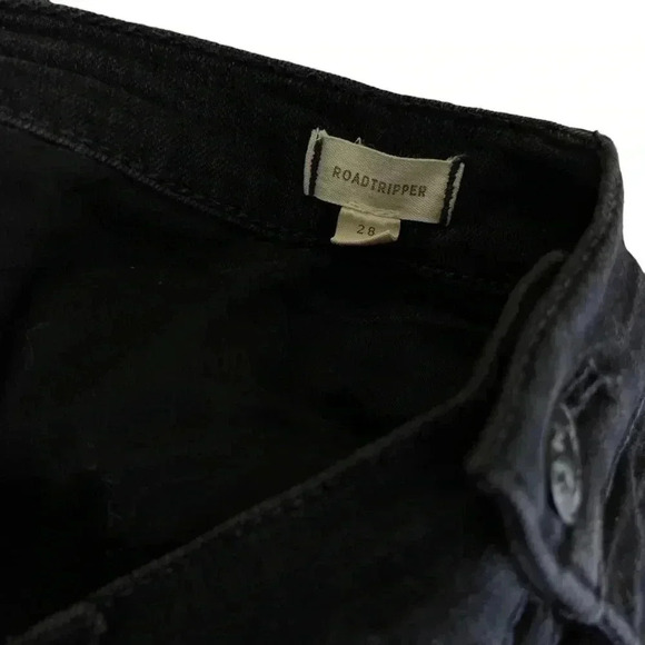Madewell Roadtripper Skinny Black Stretch High Rise Denim Jeans Size 28 - Picture 9 of 9